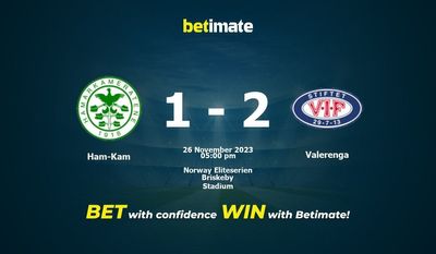 Ham-Kam vs. Valerenga Vorhersage, Quoten und Wetttipps 26.11.2023
