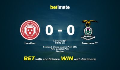 Hamilton vs. Inverness CT Vorhersage, Quoten und Wetttipps 15.05.2024