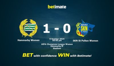 Hammarby Frauen vs. SKN St. Pölten Frauen – Vorhersage, Quoten und Wetttipps 10.09.2024