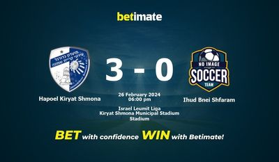 Hapoel Kiryat Shmona vs. Ihud Bnei Shfaram Vorhersage, Quoten und Wetttipps 26.02.2024