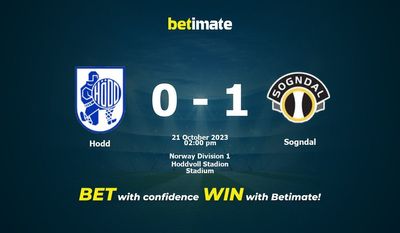 Hodd gegen Sogndal Vorhersage, Quoten und Wetttipps 21.10.2023