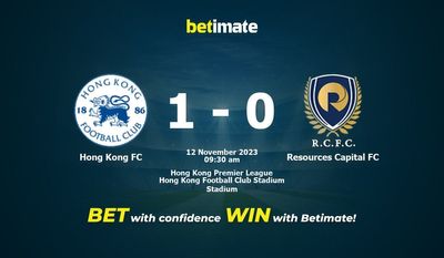 Hong Kong FC vs. Resources Capital FC Vorhersage, Quoten und Wetttipps 11.12.2023