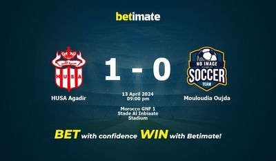 HUSA Agadir gegen Mouloudia Oujda Vorhersage, Quoten und Wetttipps 13.04.2024