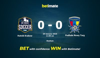 Hutnik Krakau vs. Podhale Nowy Targ Vorhersage, Quoten und Wetttipps 29.01.2025