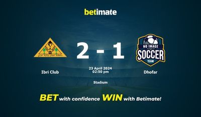 Ibri Club vs. Dhofar Vorhersage, Quoten und Wetttipps 23.04.2024