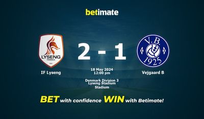 IF Lyseng vs. Vejgaard B Vorhersage, Quoten und Wetttipps 18.05.2024