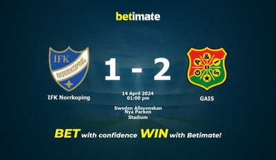 IFK Norrköping vs. GAIS Vorhersage, Quoten und Wetttipps 14.04.2024