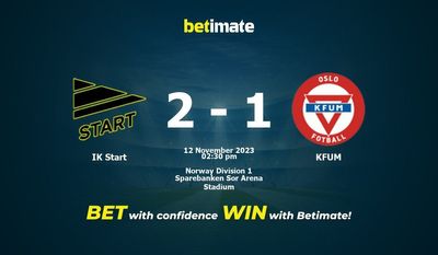 IK Start vs. KFUM Vorhersage, Quoten und Wetttipps 12.11.2023