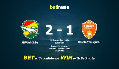 JEF Utd Chiba vs. Renofa Yamaguchi Vorhersage, Quoten und Wetttipps 21.09.2024