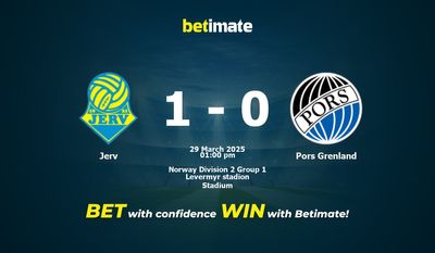 Jerv gegen Pors Grenland Vorhersage, Quoten und Wetttipps 29.03.2025