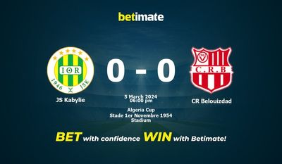 JS Kabylie vs. CR Belouizdad Vorhersage, Quoten und Wetttipps 03.05.2024