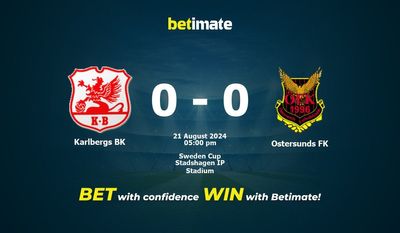 Karlbergs BK gegen Östersunds FK Vorhersage, Quoten und Wetttipps 21.08.2024