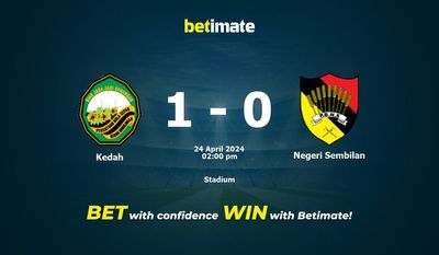 Kedah vs. Negeri Sembilan Vorhersage, Quoten und Wetttipps 24.04.2024