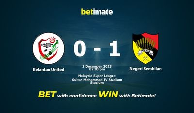 Kelantan United gegen Negeri Sembilan Vorhersage, Quoten und Wetttipps 01.12.2023