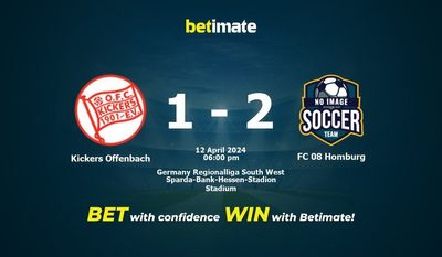 Kickers Offenbach vs. FC 08 Homburg Vorhersage, Quoten & Wetttipps 04.12.2024