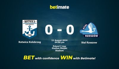 Kotwica Kolobrzeg vs. Stal Rzeszow Vorhersage, Quoten und Wetttipps 08.11.2024
