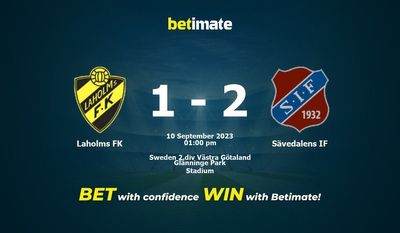 Laholms FK gegen Sävedalens IF Vorhersage, Quoten und Wetttipps 09.10.2023