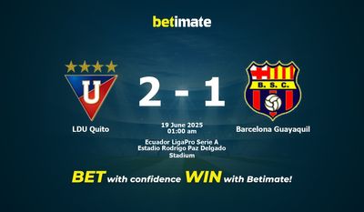 LDU Quito vs. Barcelona Guayaquil – Vorhersage, Quoten & Wett-Tipps 19.06.2025