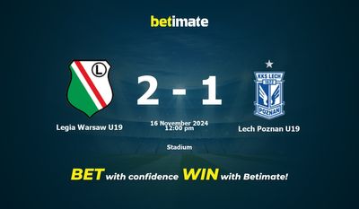 Legia Warschau U19 vs. Lech Posen U19 Vorhersage, Quoten & Wetttipps 16.11.2024