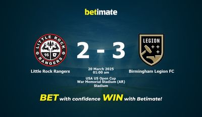 Little Rock Rangers vs. Birmingham Legion FC – Vorhersage, Quoten und Wetttipps 20.03.2025