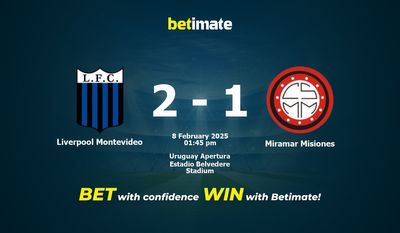 Liverpool Montevideo vs. Miramar Misiones – Vorhersage, Quoten und Wetttipps 08.02.2025