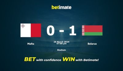 Malta vs. Weißrussland Vorhersage, Quoten und Wetttipps 26.03.2024