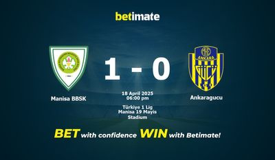 Manisa BBSK gegen Ankaragucu Vorhersage, Quoten und Wetttipps 18.04.2025