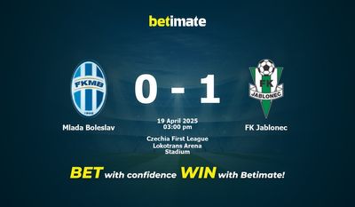 Mlada Boleslav gegen FK Jablonec Vorhersage, Quoten und Wetttipps 19.04.2025