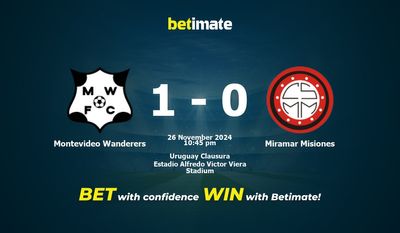 Montevideo Wanderers vs. Miramar Misiones Vorhersage, Quoten und Wetttipps 26.11.2024