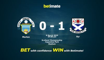 Morton vs. Ayr – Vorhersage, Quoten und Wetttipps 08.03.2025