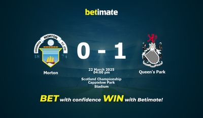 Morton vs. Queen's Park – Vorhersage, Quoten und Wetttipps 22.03.2025