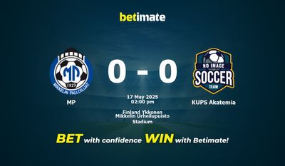 MP vs. KUPS Akatemia Vorhersage, Quoten und Wett-Tipps 17.05.2025