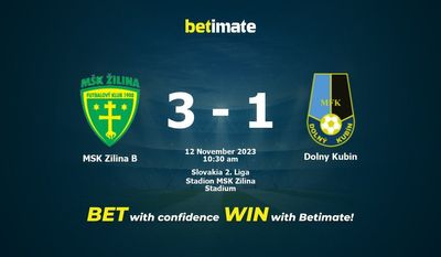 MSK Zilina B gegen Dolny Kubin Vorhersage, Quoten und Wetttipps 11.12.2023