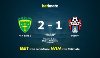 MSK Zilina B vs. Puchov – Vorhersage, Quoten und Wett-Tipps – 21.03.2025