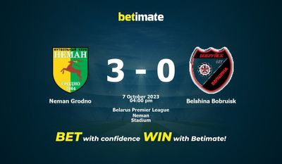 Neman Grodno vs. Belshina Bobruisk Vorhersage, Quoten und Wetttipps 10.07.2023
