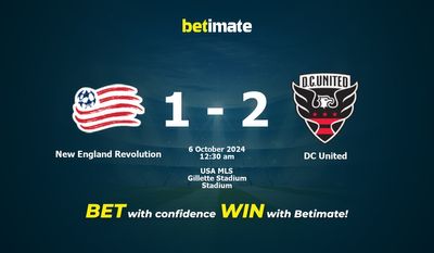 New England Revolution vs. DC United – Vorhersage, Quoten und Wetttipps, 05.10.2024