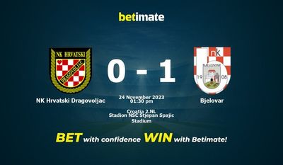 NK Hrvatski Dragovoljac gegen Bjelovar Vorhersage, Quoten und Wetttipps 24.11.2023