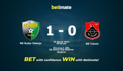 NK Rudar Velenje vs. NK Tolmin Vorhersage, Quoten und Wetttipps 29.03.2024