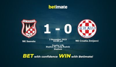 NK Sesvete gegen NK Croatia Zmijavci Vorhersage, Quoten und Wetttipps 11.03.2023