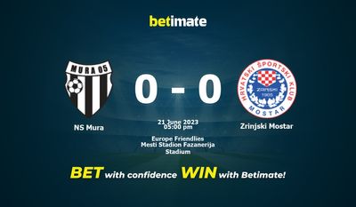 Vorhersage, Quoten und Wetttipps für NS Mura gegen Zrinjski Mostar 21.06.2023