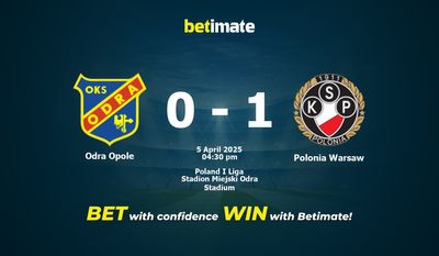 Odra Opole vs. Polonia Warschau – Vorhersage, Quoten und Wett-Tipps – 04.05.2025