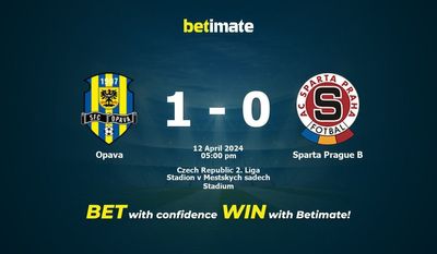 Opava gegen Sparta Prag B Vorhersage, Quoten und Wetttipps 04.12.2024