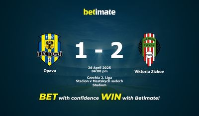 Opava vs. Viktoria Zizkov Vorhersage, Quoten und Wetttipps 26.04.2025
