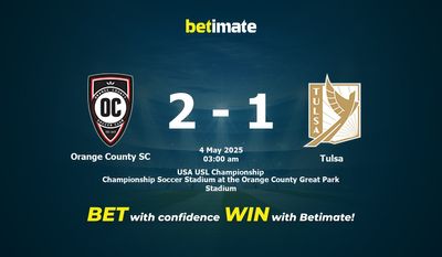Orange County SC vs. Tulsa – Vorhersage, Quoten und Wetttipps, 05.04.2025