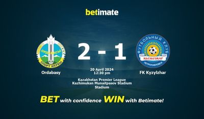 Ordabasy gegen FK Kyzylzhar Vorhersage, Quoten und Wetttipps 20.04.2024