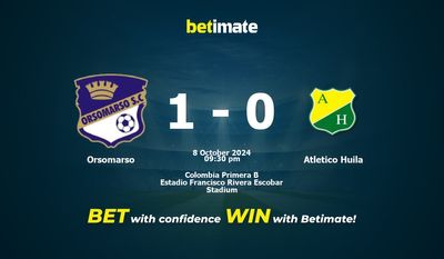 Orsomarso vs. Atletico Huila – Vorhersage, Quoten und Wetttipps, 08.10.2024