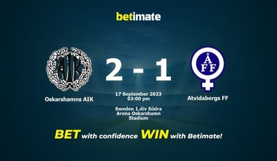 Oskarshamns AIK gegen Atvidabergs FF Vorhersage, Quoten und Wetttipps 17.09.2023