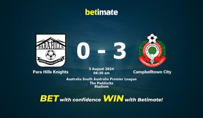 Para Hills Knights vs. Campbelltown City Vorhersage, Quoten und Wetttipps 08.03.2024
