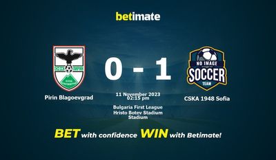 Pirin Blagoevgrad gegen CSKA 1948 Sofia Vorhersage, Quoten und Wetttipps 11.11.2023