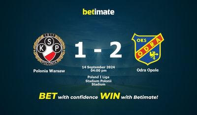 Polonia Warschau vs. Odra Opole Vorhersage, Quoten & Wetttipps 14.09.2024